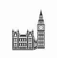 Palacio de westminster y big ben | Vector Premium