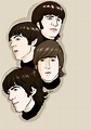 fan illustration | Beatles art, Beatles drawing, Beatles illustration