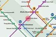 NE5 Clarke Quay station map - Singapore MRT