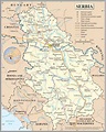 Maps of Serbia | Detailed map of Serbia in English | Tourist map of ...