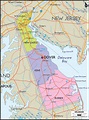 Detailed Map of Delaware State - Ezilon Maps