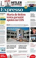 'O Cigarrilha': a capa do jornal Expresso de hoje e a 1ª página do ...