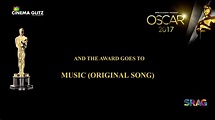 Oscars 2017 | Winner | Music - Original Song - YouTube