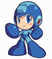 I drew a wallpaper based off of Megaman's design in Megaman Powered Up ...