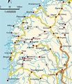 Large Map Of Norway Southern area | Travel norway, Norway, Beautiful norway