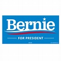 Bernie Sanders For President Bumper Sticker - Blue - The Blue Deal LLC