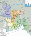 Political Map of Bangladesh - Ezilon Maps