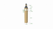 Big Ben with Driving Dimensions | 3D Warehouse
