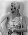 1920's Era Actress Myrna Loy Classic Flapper Black & | Etsy in 2021 ...