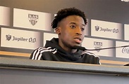 Ibrahim Diakité bereit für die Einsätze mit der KAS Eupen - AS Eupen