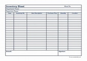 Printable Small Business Inventory Template - Printable Templates