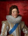 Louis XIII, King of France (1601 - 1643), with the Sash and Badge of the Order of Saint Esprit ...