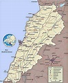 Mapa del Líbano - datos interesantes e información sobre el país