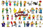 Los Simpsons personajes colección completa 44 imágenes - Etsy España