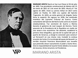 Mariano Arista #MarianoArista #Mexico #PresidentesdeMexico #Gobernantes ...