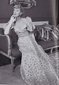 Mrs. Vincent Astor (Mary Benedict Cushing) wearing a Mainbocher dress ...