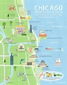 Tourist Map Of Chicago - Downtown Albany New York Map