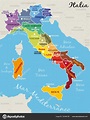Regiones De Italia Mapa Con Nombres