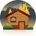 Royalty Free House Fire Clip Art, Vector Images & Illustrations - iStock