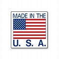 Made IN USA Stickers - 500 Roll