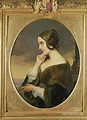 Portrait Of The Countess Marie D'agoult, 1843 Painting by Henri Lehmann ...