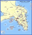 Athens Map - ToursMaps.com