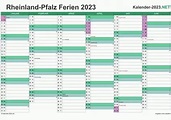 FERIEN Rheinland-Pfalz 2023 - Ferienkalender & Übersicht