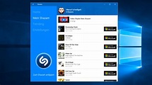 Shazam mit neuer App für Windows 10 und Cortina-Integration