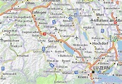 MICHELIN-Landkarte Sursee - Stadtplan Sursee - ViaMichelin