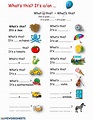 What's this? It's a-an worksheet | Simple past tense, Regular and ...
