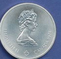 Kanada,10 Dollar Olympia-Silbermünze Montreal 1976, Zeustempel , 48,4g ...