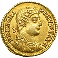 Magnus Maximus, AD 383-388. Gold Solidus (4.59 g) minted at London ...
