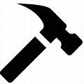 Hammer Icon White #11402 - Free Icons Library