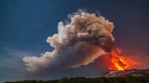 Ätna Ausbruch heute: Vulkan Ätna auf Sizilien wieder ausgebrochen - mit ...