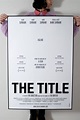 Creating a great film poster, a template that works. : Filmmakers