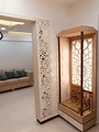 Modern mandir | Temple design for home, Pooja room design, Home room design