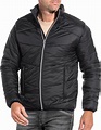 Jack and Jones Herren Daunenjacke mit Reißverschluss, Schwarz: Amazon ...