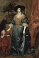 Antony van Dyck, La Regina Henrietta Maria con Sir Jeffrey Hudson ...