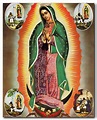 Virgin Mary Our Lady Of Guadalupe Mexican la virgen de Art Print Poster ...