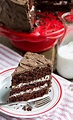 Chocolate Cake with Cream Filling - Spicy Southern Kitchen