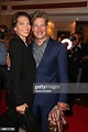 Tobias Moretti and his wife Julia Moretti during the opening night of ...