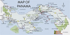 Map Of Boquete Chiriqui Panama - Carina Vivienne