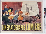 Première projection du cinématographe par les frères Lumière en 1895 ...
