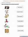 HOUSEHOLD CHORES AND ADVERBS OF FREQUENCY interactive worksheet