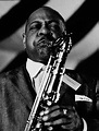 Coleman Hawkins (1904 - 1969) plays the tenor saxophone in concert ...