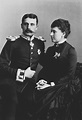 El príncipe Enrique de Battemberg y la princesa Beatriz de la Gran Bretaña, padres de Victoria ...