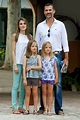 Letizia and Felipe brought their daughters on a Summer trip to Palma ...