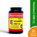 FARMACIA UNIVERSAL - Vitamina E 400 UI Pharmatech x 30 Cápsulas