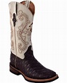 Ferrini Women's Chocolate Anteater Print Cowgirl Boots - Square Toe ...