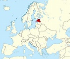 Grande mapa de ubicación de Estonia | Estonia | Europa | Mapas del Mundo